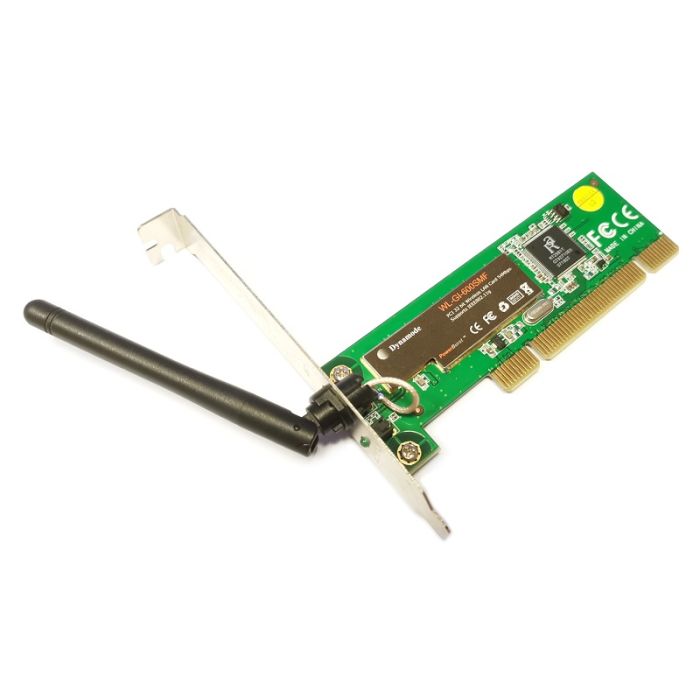 Dynamode WL-GI-600SMF 802.11g WiFi Wireless PCI Card with Fixed Antenna