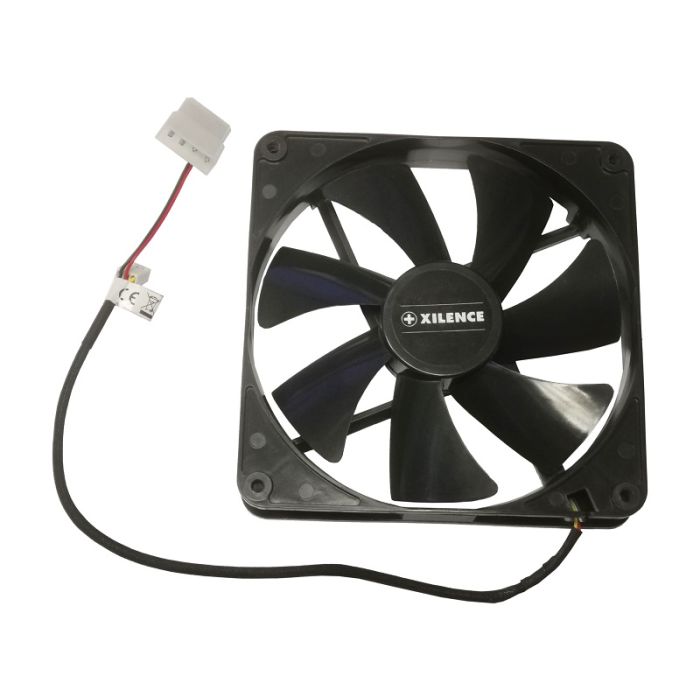 Xilence 140mm Black 3 Pin and Molex PC Case Fan 140mm x 25mm