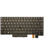 Lenovo ThinkPad T470 T480 ISO UK Layout Keyboard 01AX499 front view