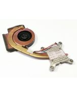 Illustration depicting Lenovo ThinkPad T420 CPU Cooling Heatsink & Fan Assembly 04W0409 04W0407