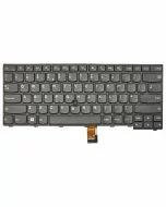 Lenovo ThinkPad 04X0131 ANSI UK QWERTY Keyboard front view
