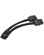 Nvidia 16-Pin 300W 12V 2x6 to 2x 8-Pin PCIe Power Adapter Cable front view

