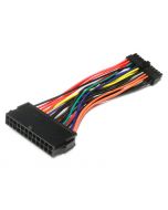 Illustration depicting 24 Pin ATX PSU to Mini 24 Pin Motherboard Adapter Cable : MicroDream.co.uk