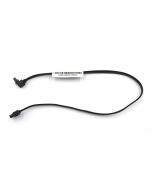 Illustration depicting 45CM Black SATA Cable Right Angle to Straight Lenovo ThinkCentre M93p 54Y9377 : MicroDream.co.uk