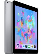 Apple iPad 6th Gen 9.7" – 128GB Wi-Fi – Space Gray – front and side view