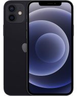Apple iPhone 12 64GB Black unlocked – front and back view