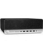 HP ProDesk 600 G4 SFF small form factor desktop front angled view