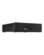 HP EliteDesk 800 G1 Ultra Slim refurbished desktop front view with slim design