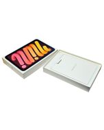 Illustration depicting Apple iPad Mini 7th Gen (A17 Pro) Starlight A2993 Empty Box With Inserts Only : MicroDream.co.uk