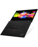 Lenovo ThinkPad L490 14" FHD Laptop – front angle view with keyboard and display on