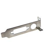 Low profile dms-59 and s-video graphics card bracket rear view