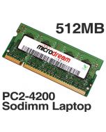 Illustration depicting 512MB PC2-4200 533MHz 200Pin DDR2 Sodimm Laptop Memory RAM : MicroDream.co.uk