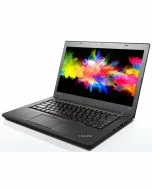 Lenovo ThinkPad T460 14-inch business laptop angled front view with display