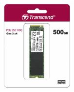 500GB Transcend 110Q NVMe M.2 2280 PCIe Gen3 x4 Laptop SSD Solid State Drive