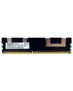 512MB PC2-5300 DDR2 DIMM 240Pin CL5 Elpida ECC Server Memory EBE51FD8AGFD-6E-E