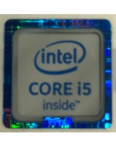 Genuine Intel Core i5 Inside Case Badge Sticker (6th Generation) 18mm x 18mm