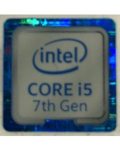 Genuine Intel Core i5 Inside Case Badge Sticker (7th Generation) 18mm x 18mm