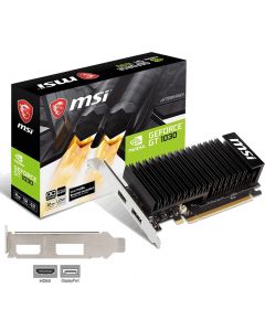 MSI GeForce GT 1030 OC 2GB GDDR4 PCIe HDMI DP Low Profile Graphics Card