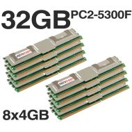 32GB (8x4GB) DDR2 PC2-5300F 667MHz ECC Apple Mac Pro 2006 2008 1.1 3.1