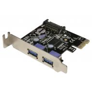 StarTech PEXUSB3S23 2-Port USB 3.0 with SATA Power PCIe Expansion Card