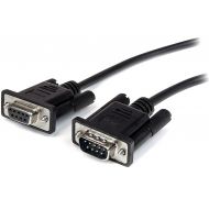 3M Straight Through DB9/DE9 RS232 Serial Cable - M/F (Black)