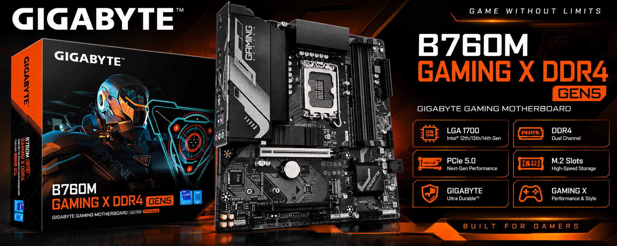 Gigabyte B760M GAMING X DDR4 GEN5 Motherboard